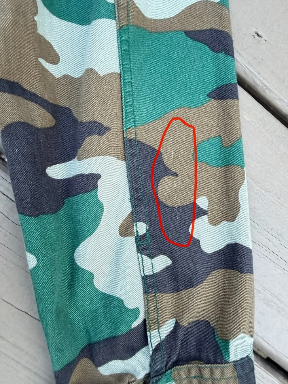 J. Crew Mercantile Camo Camouflage Utility Shirt Jacket Military Army size M